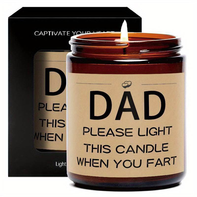 Duftkerze – „Dad, Please Light This Candle When You Fart“