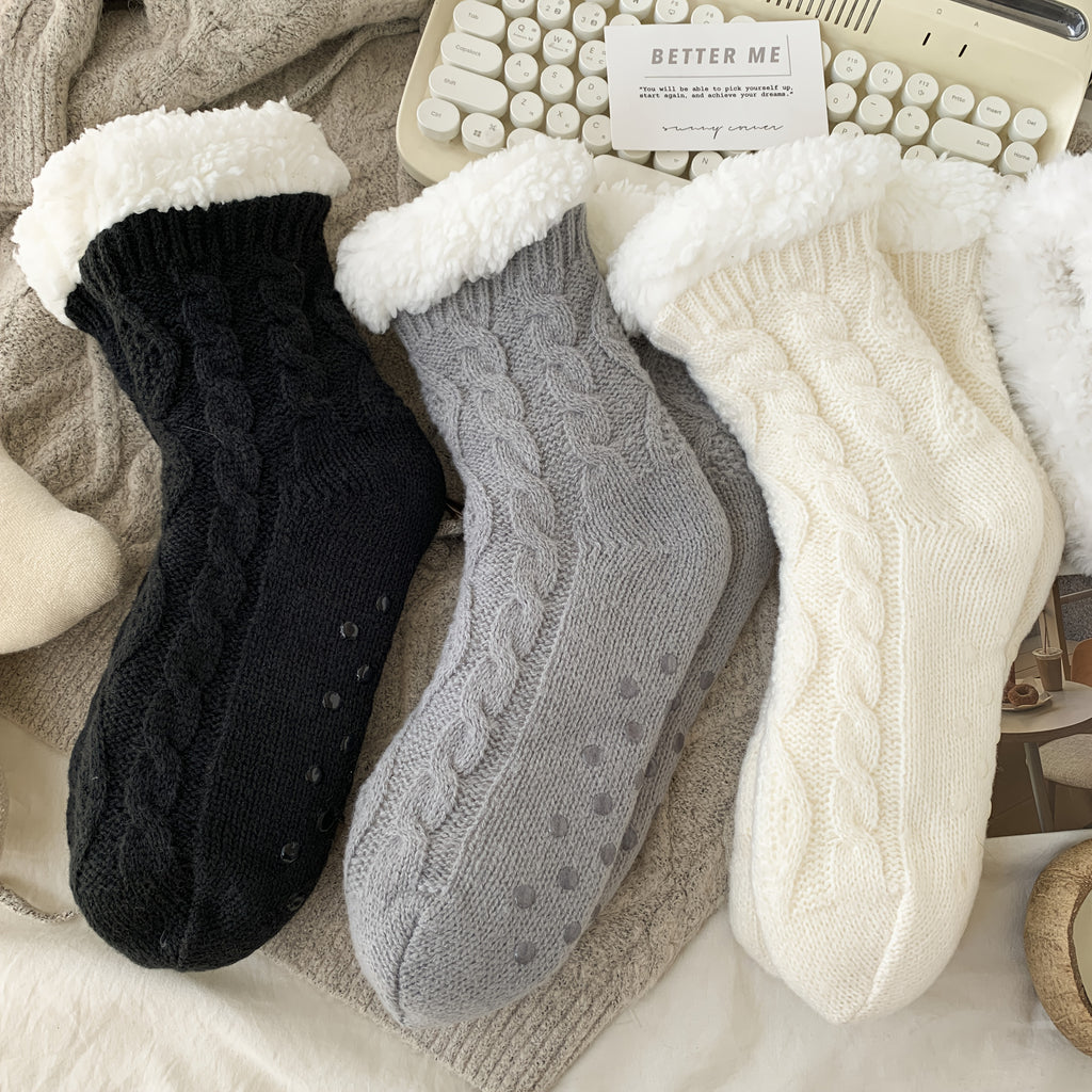 3er Set Kuschelsocken – extra dick & flauschig