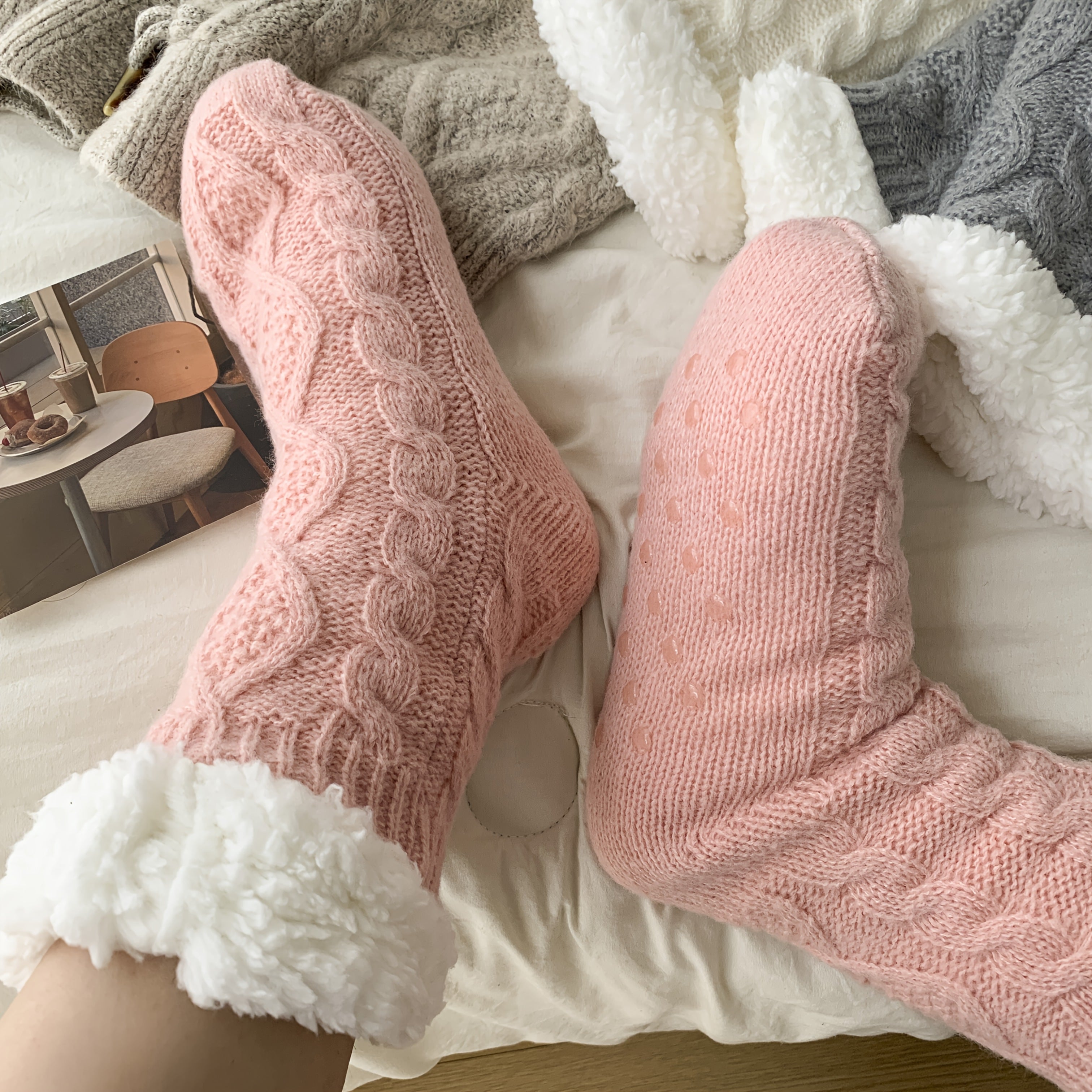 3er Set Kuschelsocken – extra dick & flauschig