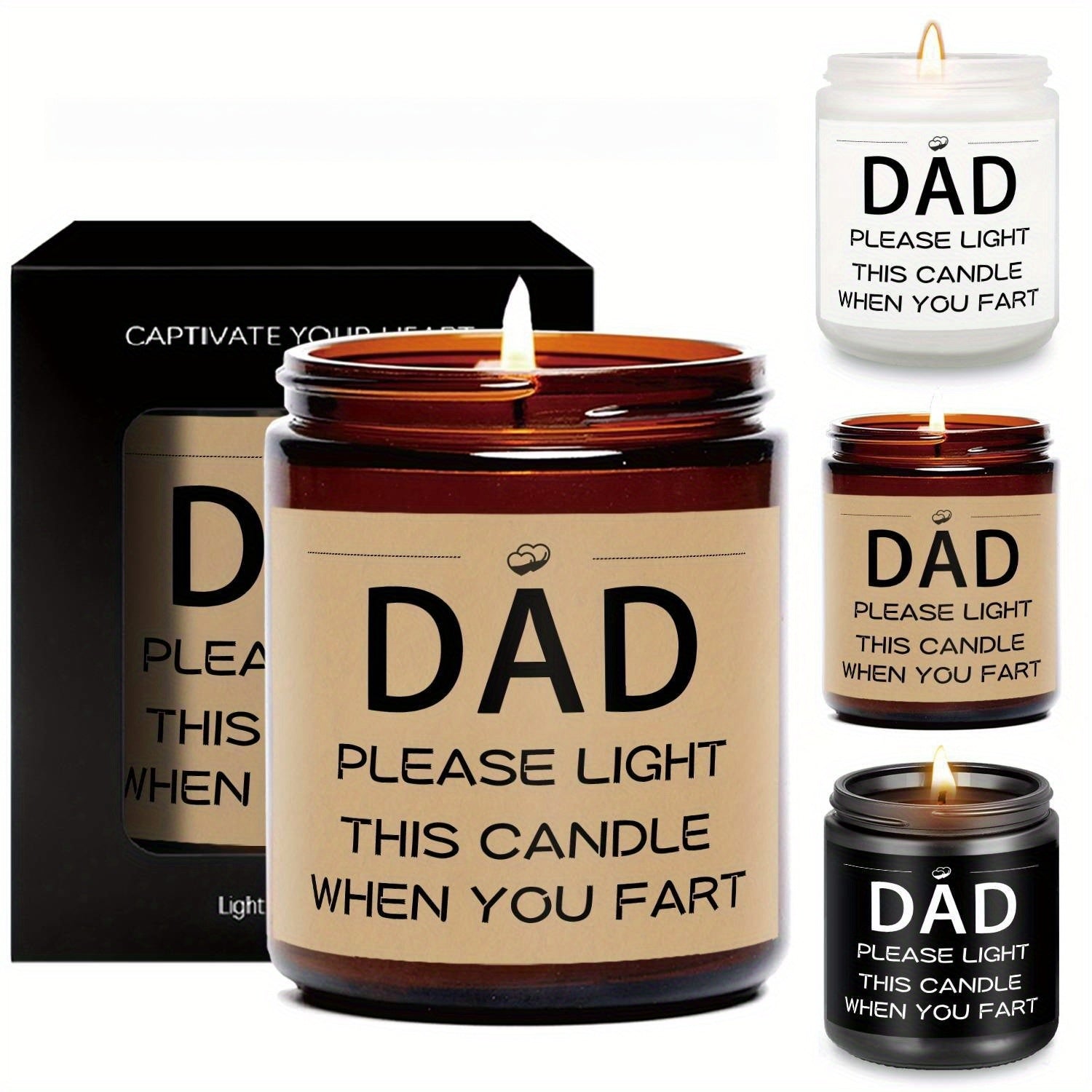 Duftkerze – „Dad, Please Light This Candle When You Fart“