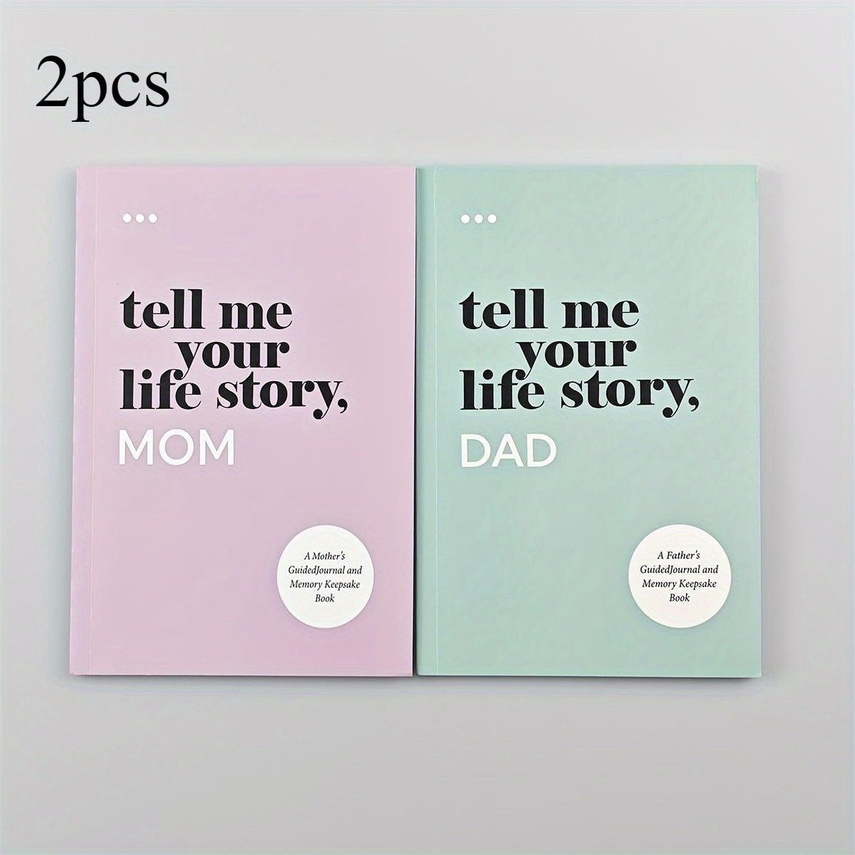 Erinnerungsbücher Set – „Tell Me Your Life Story“