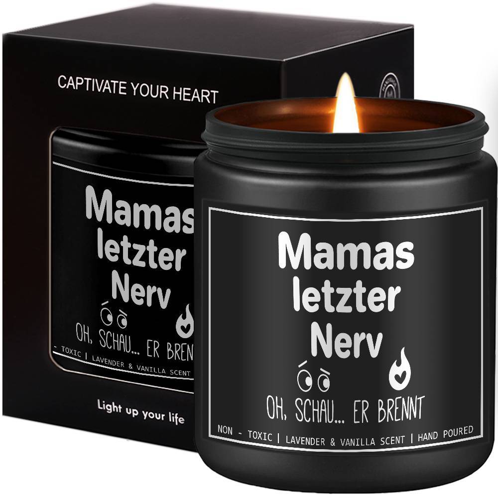 Duftkerze – „Mamas letzter Nerv"