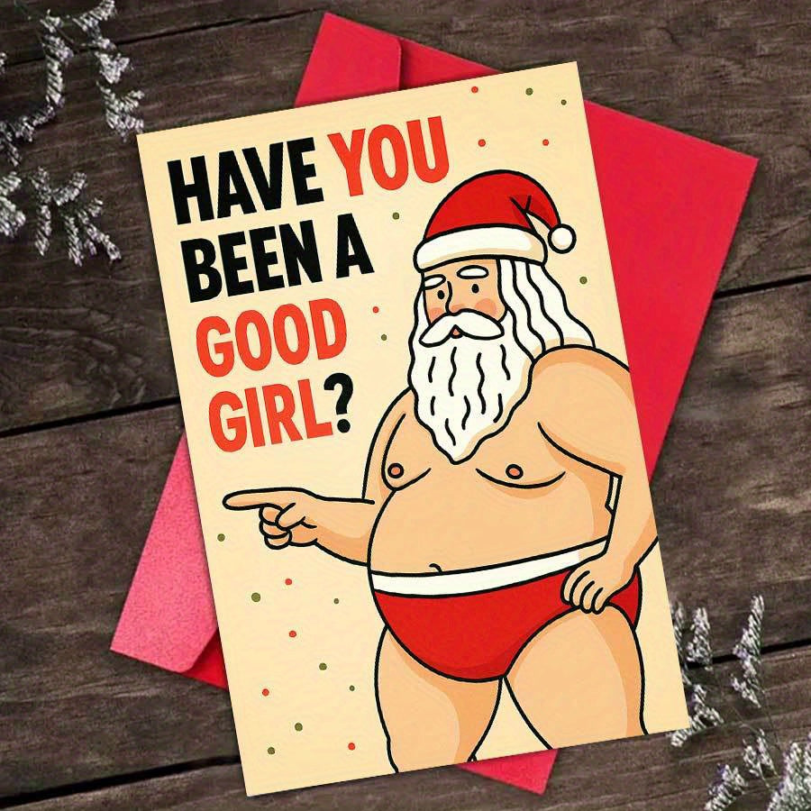 Weihnachtskarte – „Have You Been a Good Girl?“