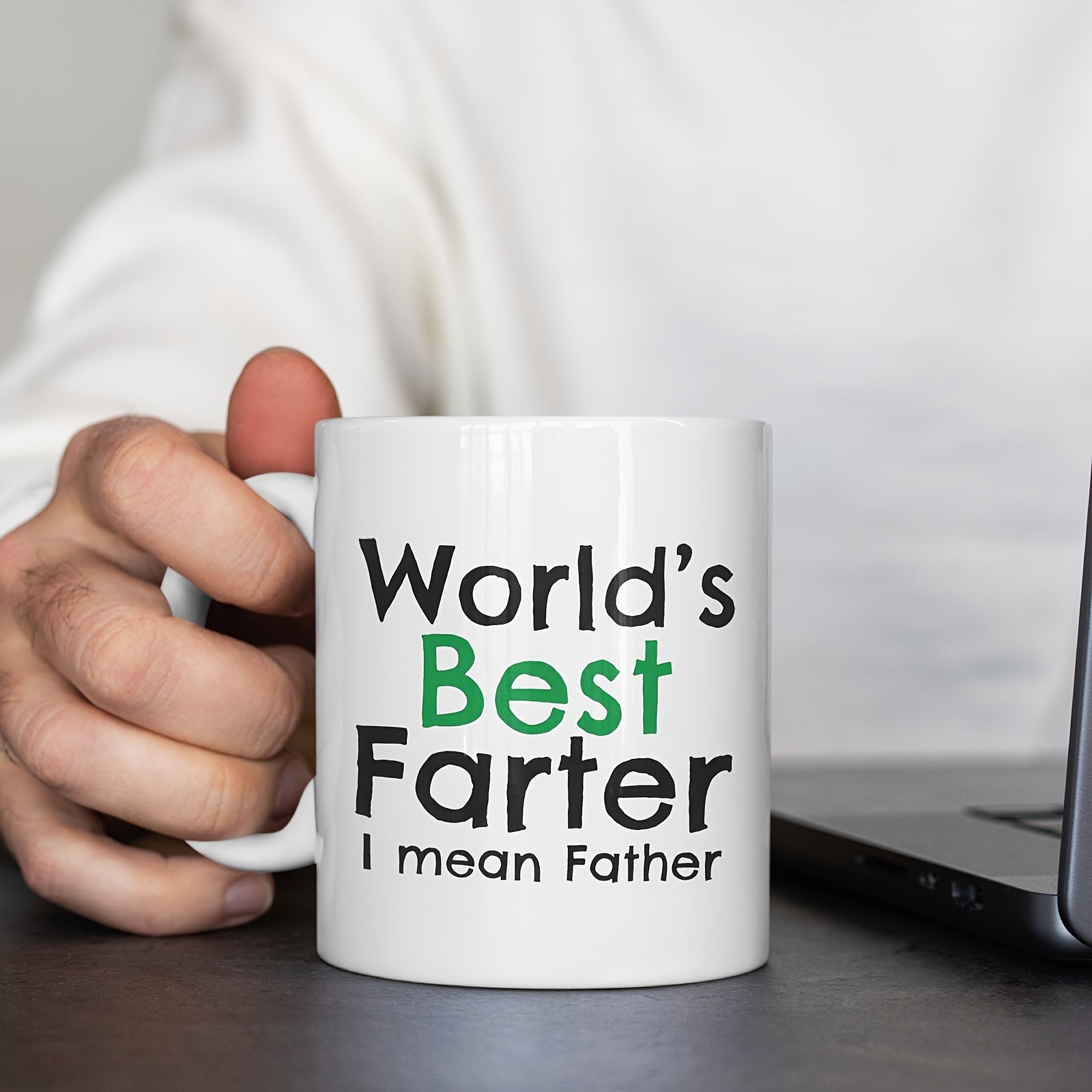 Kaffeetasse – „World’s Best Farter (I mean Father)“