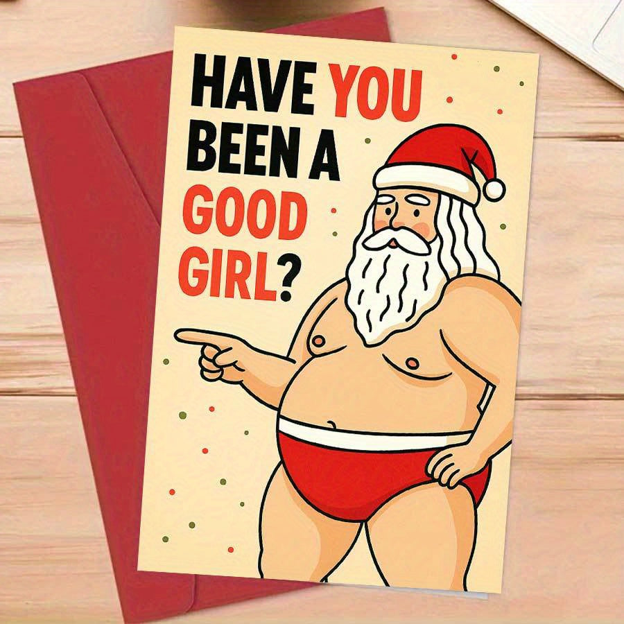 Weihnachtskarte – „Have You Been a Good Girl?“