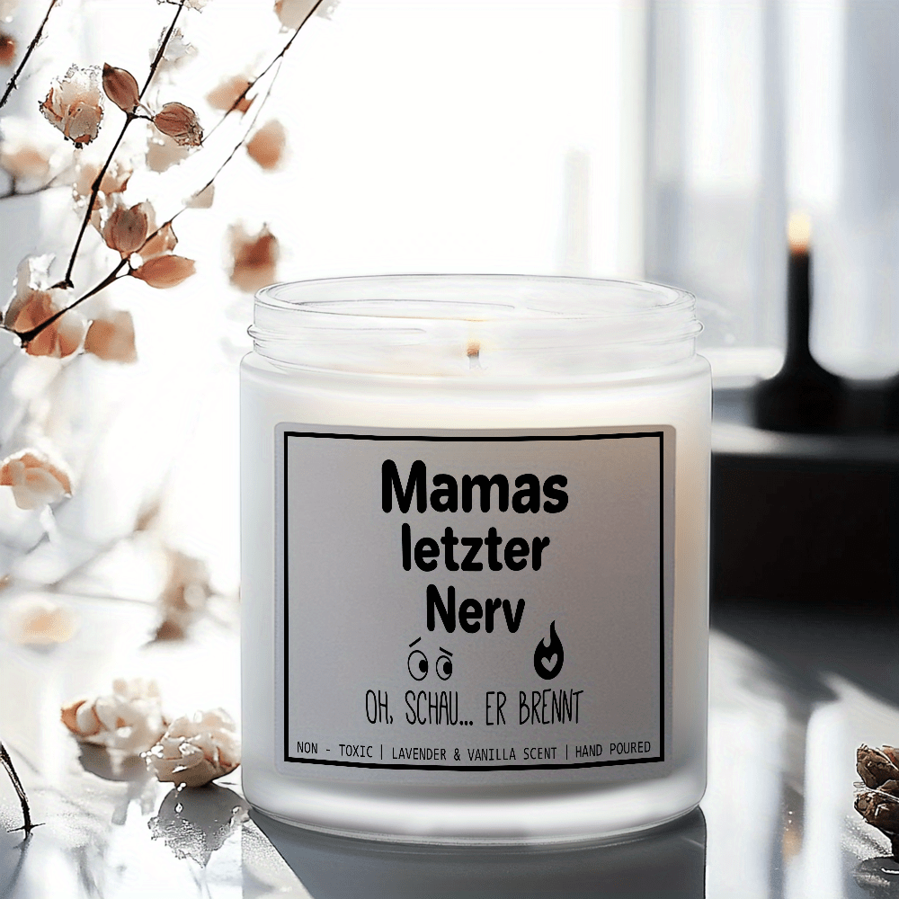 Duftkerze – „Mamas letzter Nerv"