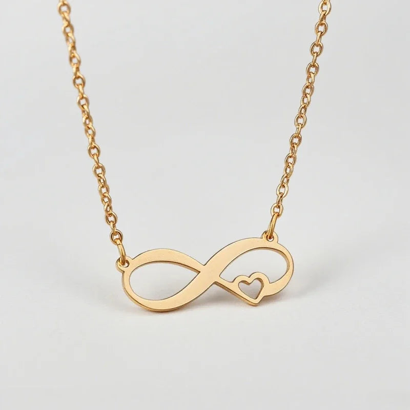 Edelstahl Halskette - Unendliche Liebe