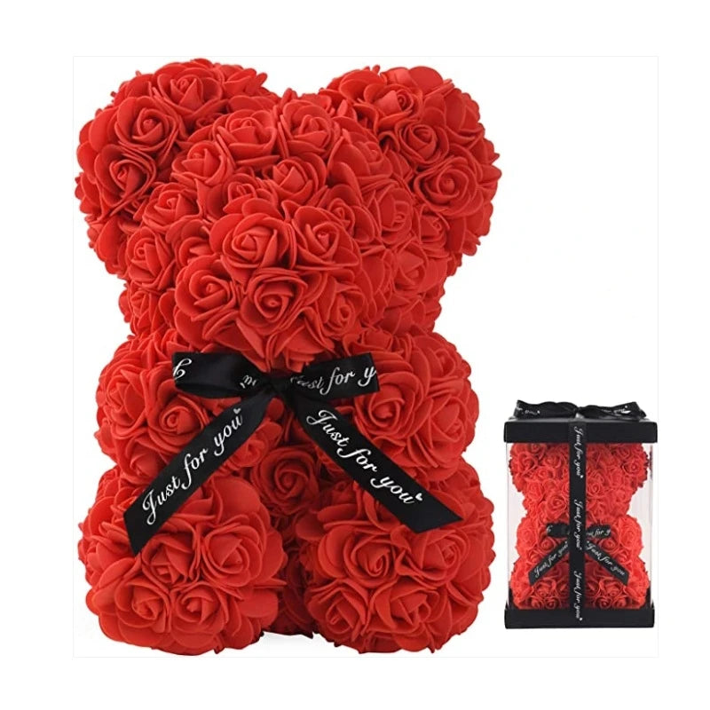 Infinity Rosen Teddy – Ewige Weihnachtsliebe