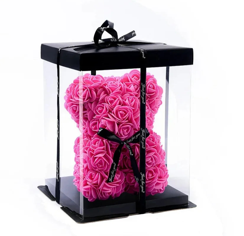 Infinity Rosen Teddy – Ewige Weihnachtsliebe