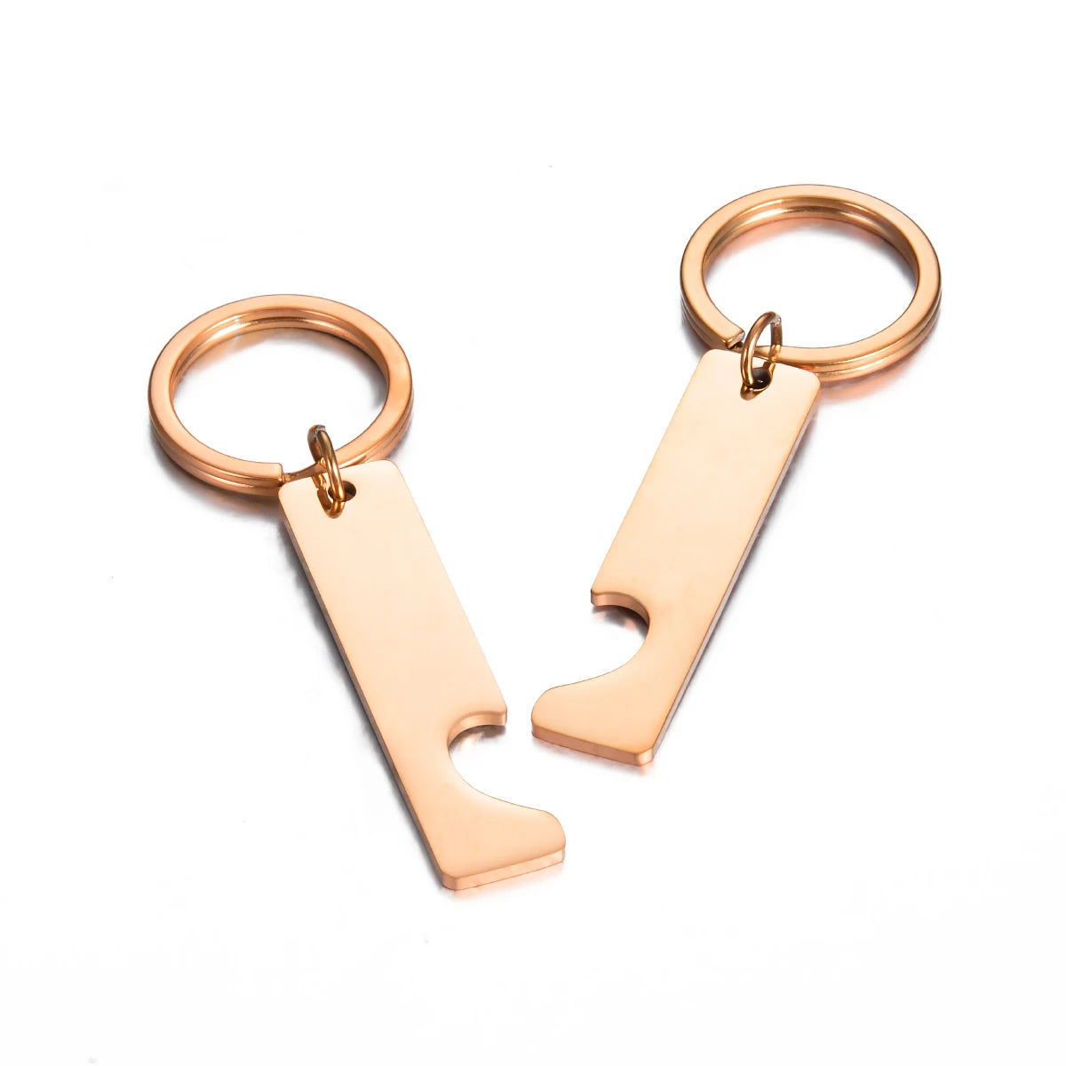 Partner Schlüsselanhänger – Geteiltes Herz aus Metall