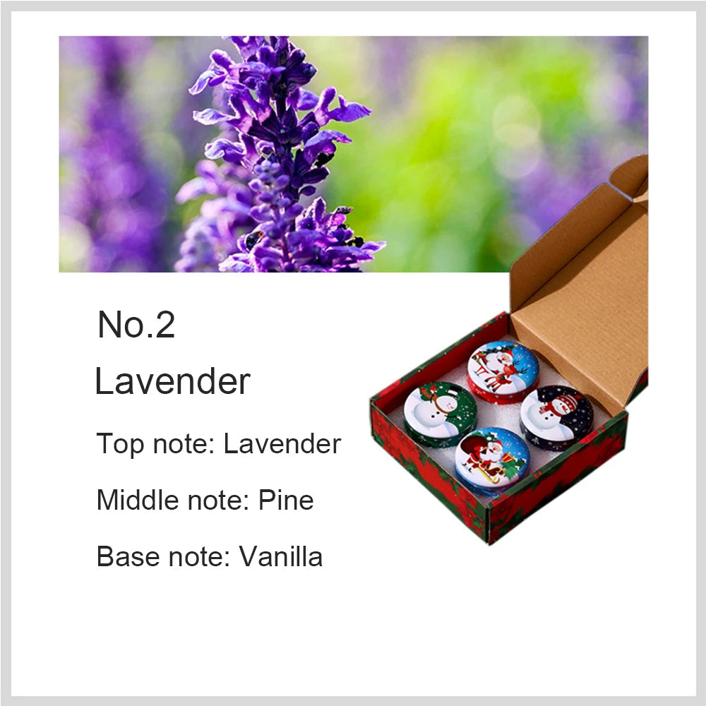 4er-Set Duftkerzen „Weihnachtsbaum“ – festlich, duftend & dekorativ!