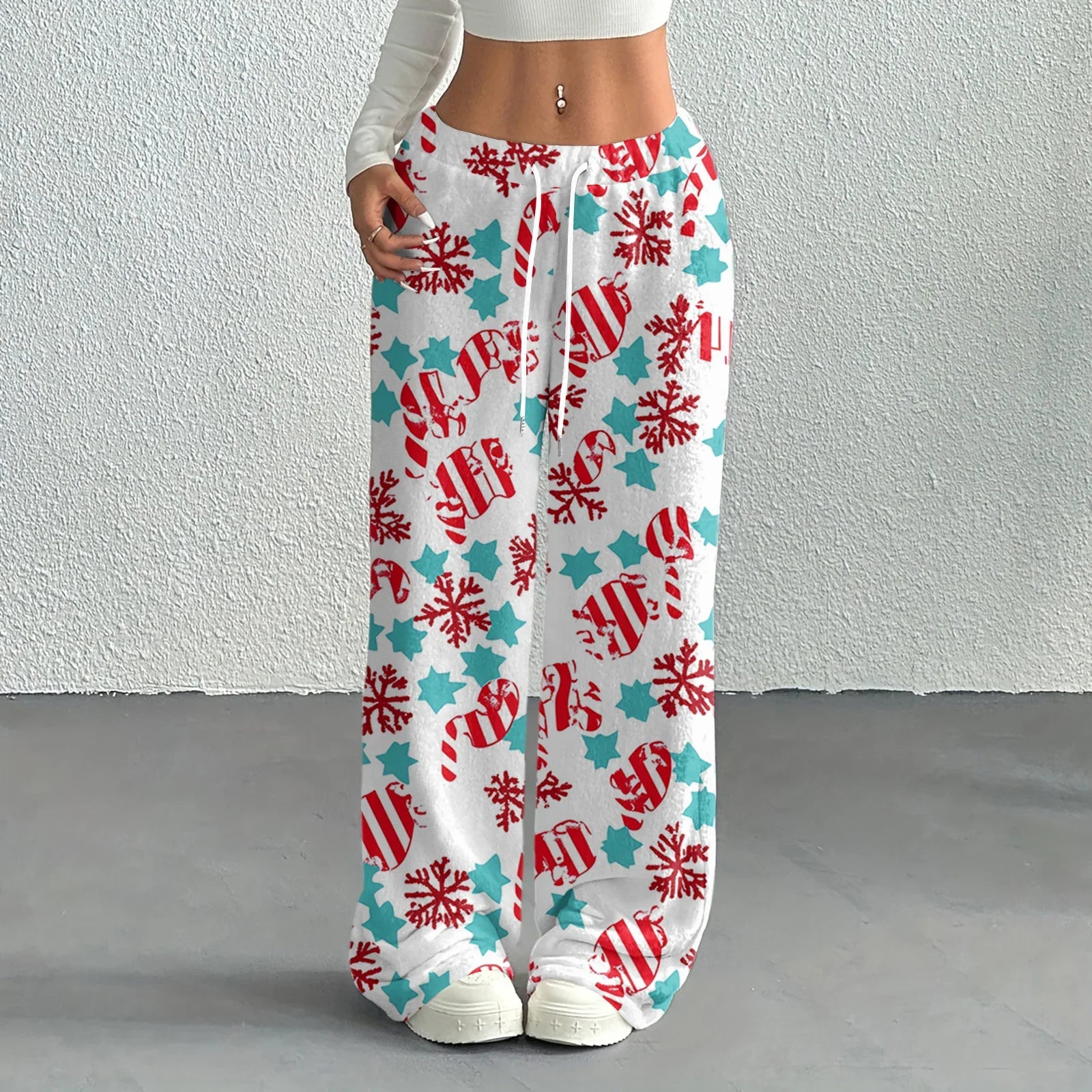 Weihnachtliche Pyjama Hosen für Damen