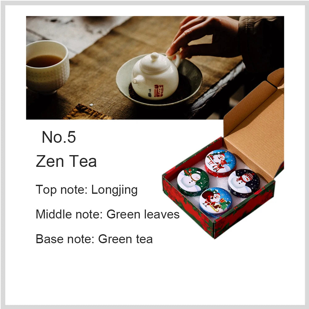 4er-Set Duftkerzen „Weihnachtsbaum“ – festlich, duftend & dekorativ!