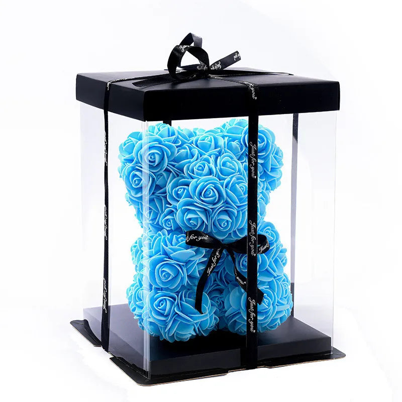 Infinity Rosen Teddy – Ewige Weihnachtsliebe