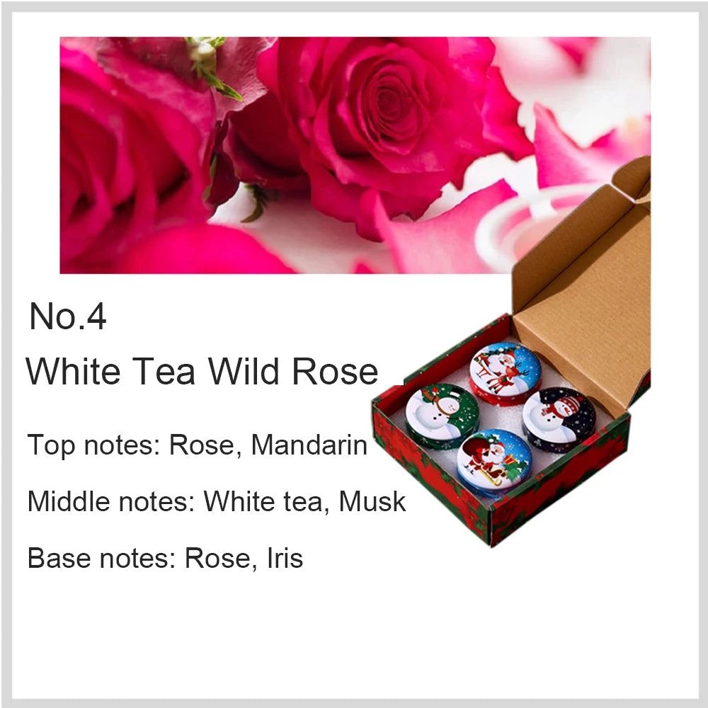 4er-Set Duftkerzen „Weihnachtsbaum“ – festlich, duftend & dekorativ!