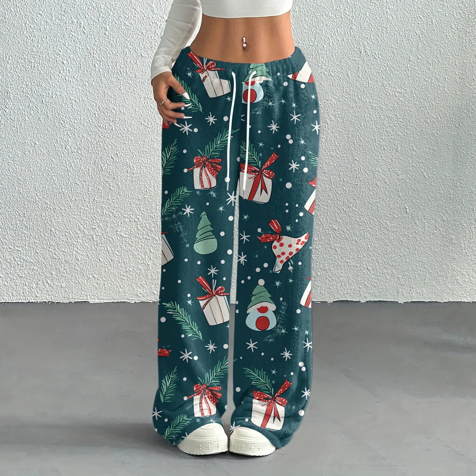 Weihnachtliche Pyjama Hosen für Damen