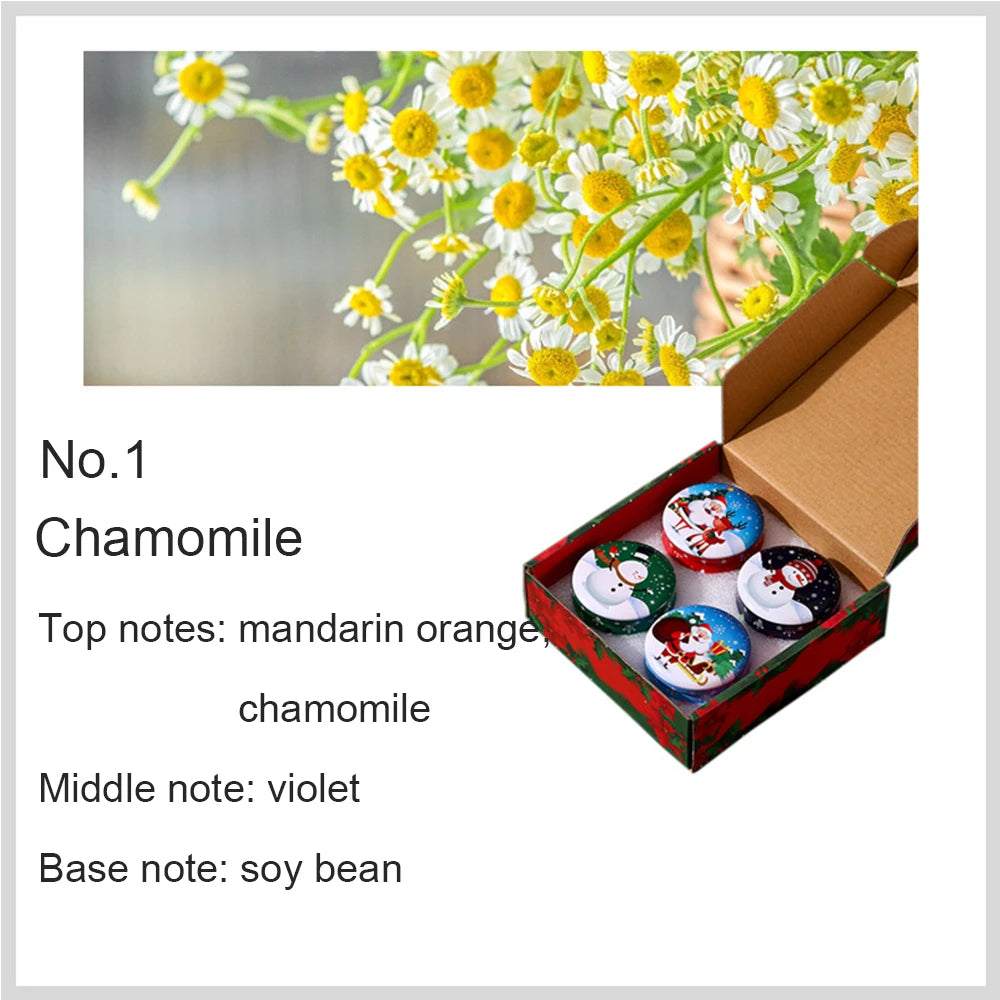 4er-Set Duftkerzen „Weihnachtsbaum“ – festlich, duftend & dekorativ!