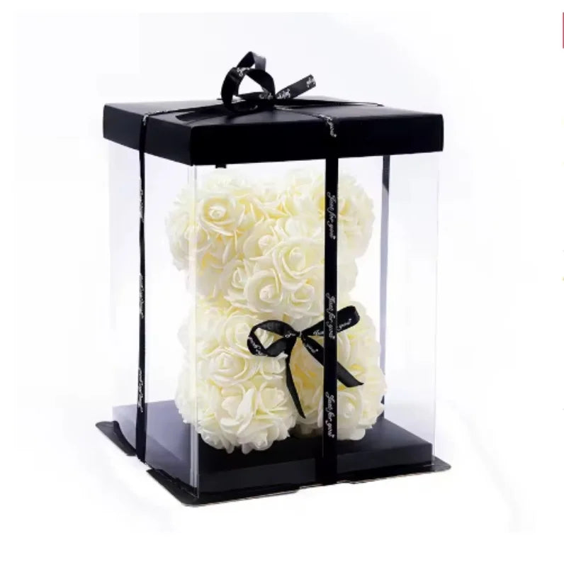 Infinity Rosen Teddy – Ewige Weihnachtsliebe