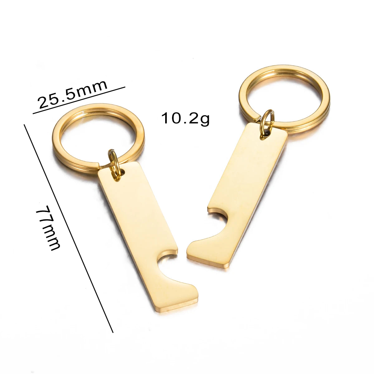 Partner Schlüsselanhänger – Geteiltes Herz aus Metall