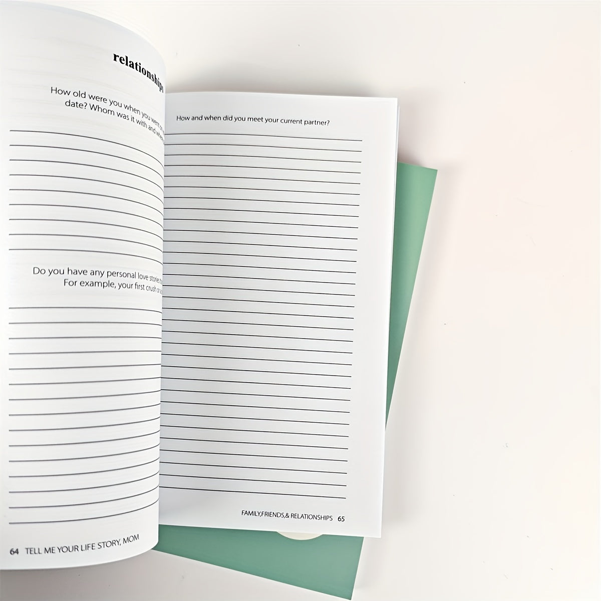 Erinnerungsbücher Set – „Tell Me Your Life Story“