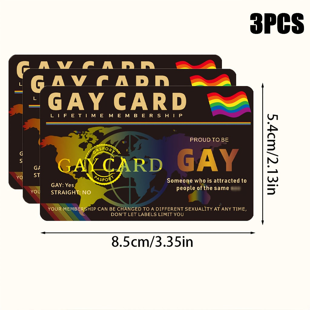 „Gay Card“ – Lustige Pride-Mitgliedskarte
