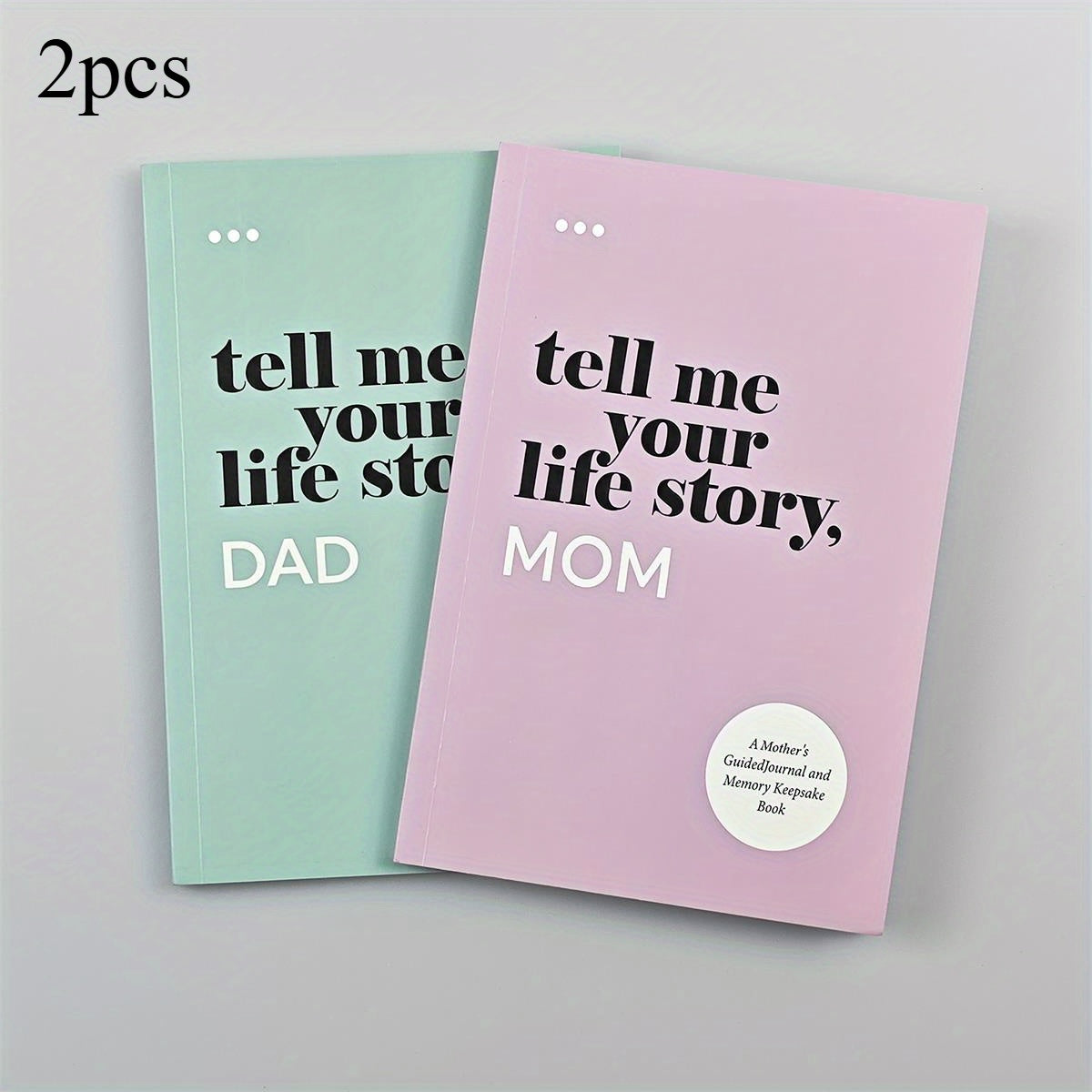 Erinnerungsbücher Set – „Tell Me Your Life Story“