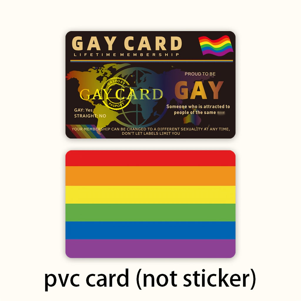 „Gay Card“ – Lustige Pride-Mitgliedskarte