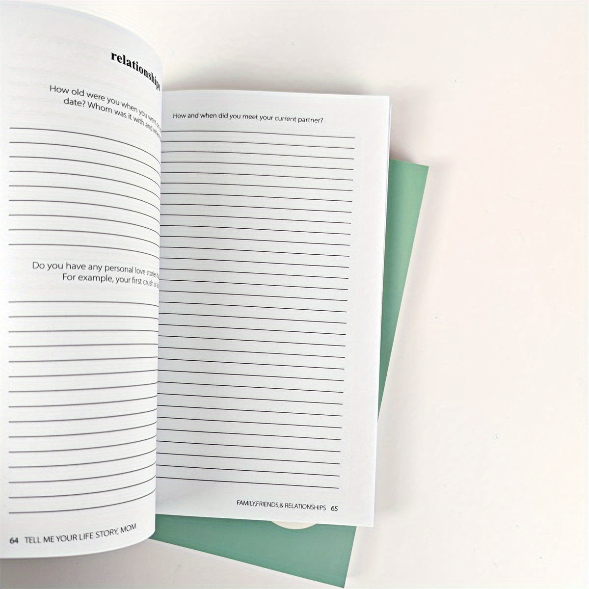 Erinnerungsbücher Set – „Tell Me Your Life Story“